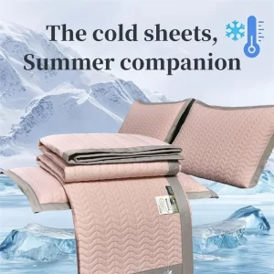 New cool silk latex cooling mat, skin friendly ice silk cooling mat mattress, cool and breathable soft cushion, machine washable